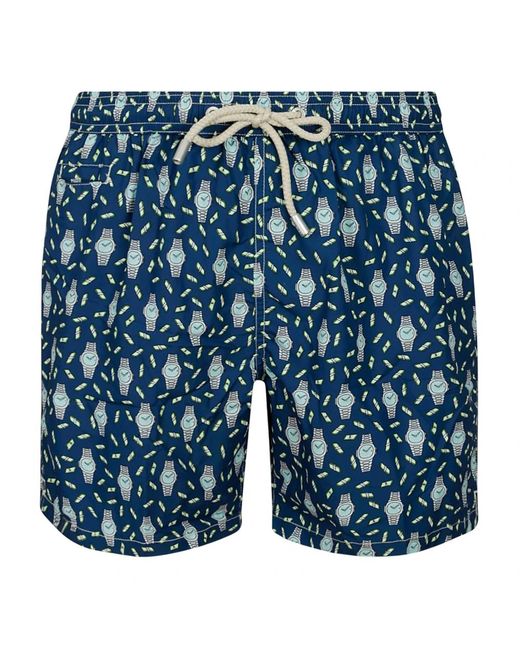 Mc2 Saint Barth Blue Beachwear for men