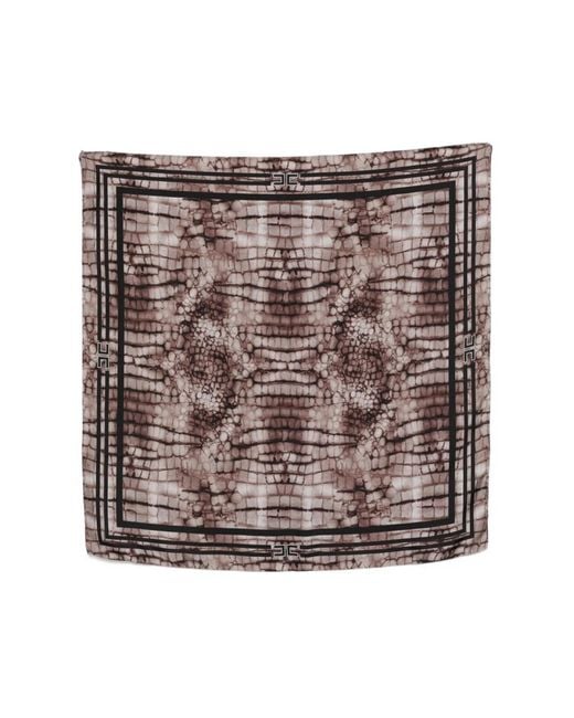 Elisabetta Franchi Metallic Silk Scarves