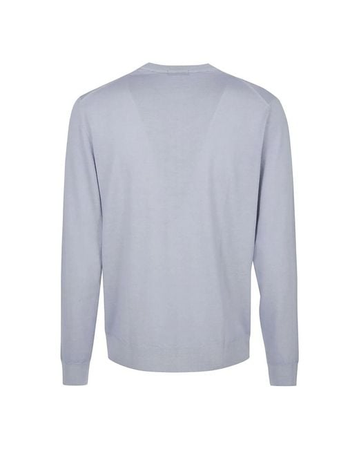 Drumohr Blue Round-Neck Knitwear for men
