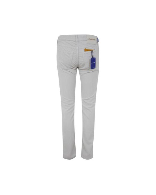 Jacob Cohen Gray Skinny Fit Jeans for men