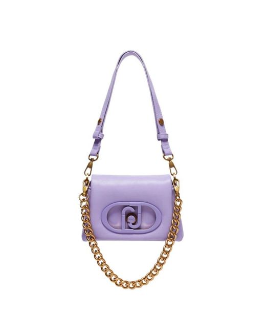 Liu Jo Purple Stilvolle Puffy Array Tasche