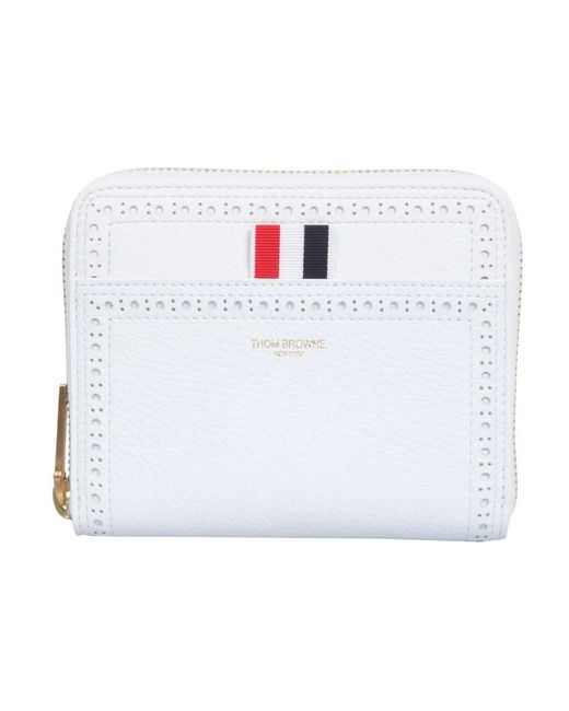 Thom Browne White Wallets & Cardholders