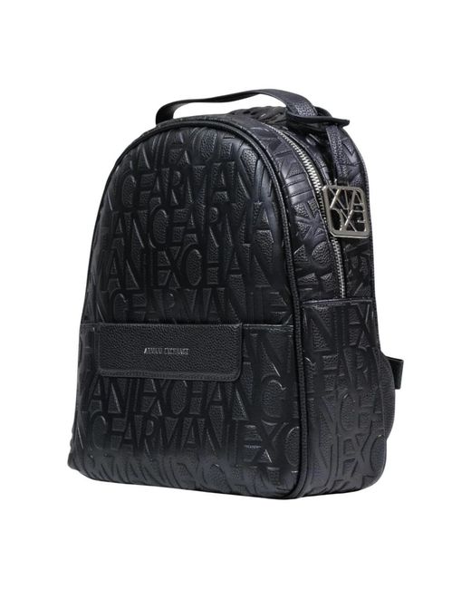 ARMANI EXCHANGE Black Backpacks