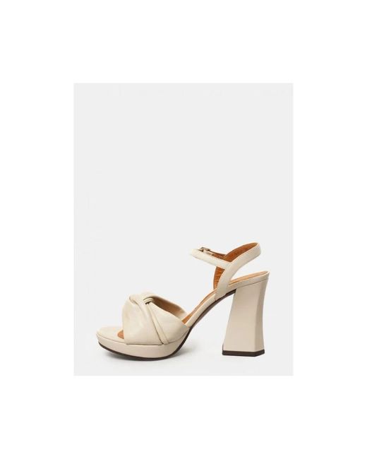 Chie Mihara Metallic High Heel Sandals