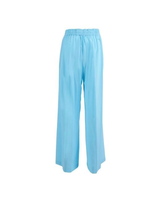 Ermanno Scervino Blue Wide Trousers