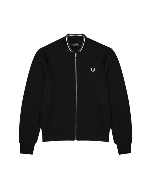 Fred Perry Black Bomber Jackets for men