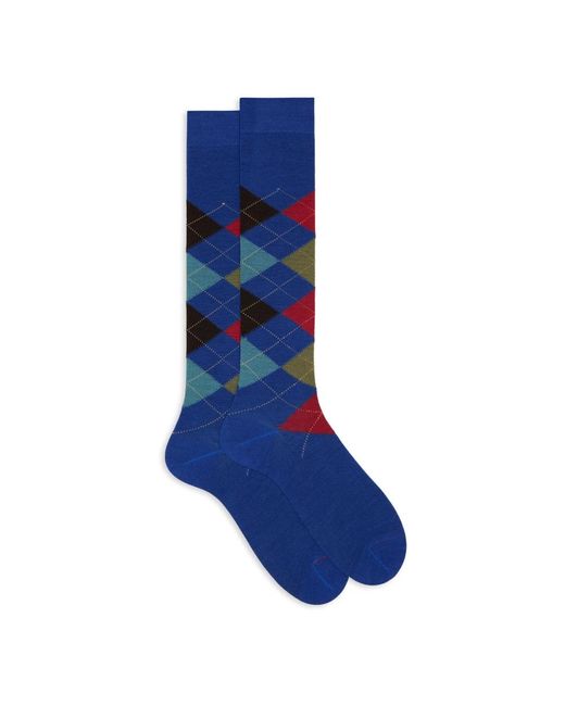 Socks Gallo de hombre de color Blue