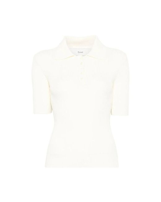 DUNST White Polo Shirts