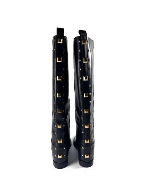 Via Roma 15 Blue High Boots
