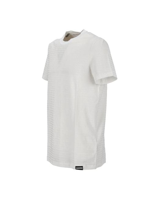 DSquared² Rundhals T-Shirt in White für Herren