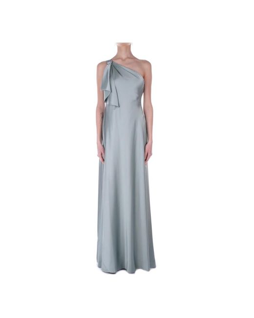 Ralph Lauren Blue Kleid mit verstellbarem schultergurt und schnalle