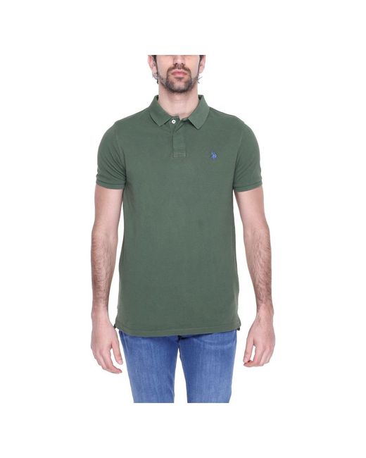 U.S. POLO ASSN. Green Polo Shirts for men