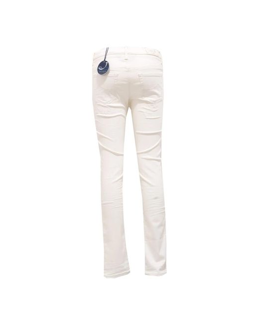 Jacob Cohen White Skinny Fit Jeans