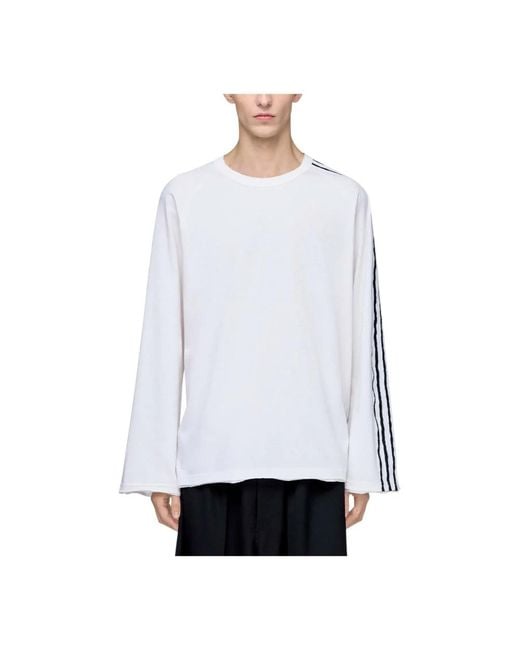 Adidas White Long Sleeve T-Shirts