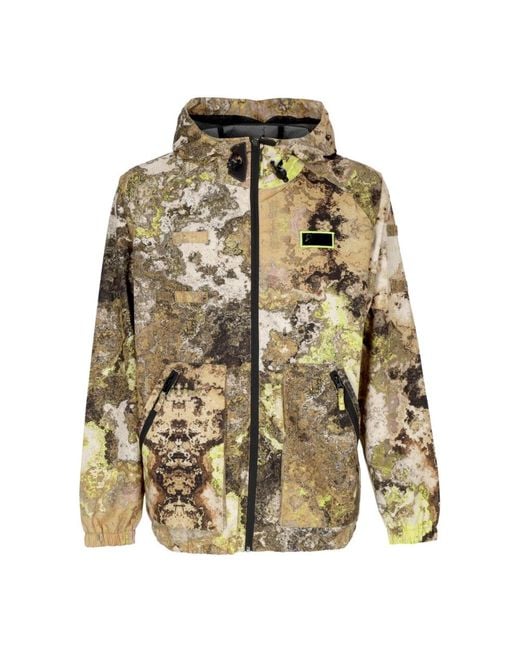 DOLLY NOIRE Jassen ,Veelkleurig ,Polyester Woestijnchemische Windjack in het Green voor heren