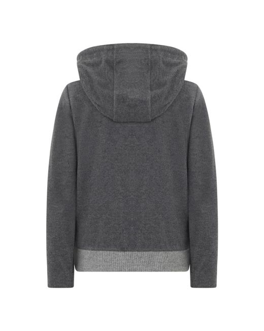 Peserico Gray Zip-Throughs