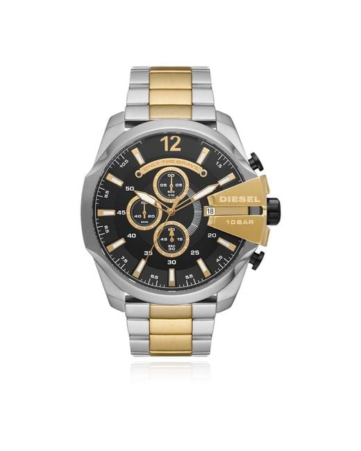 DIESEL Mega Chief Chronograph in Metallic für Herren