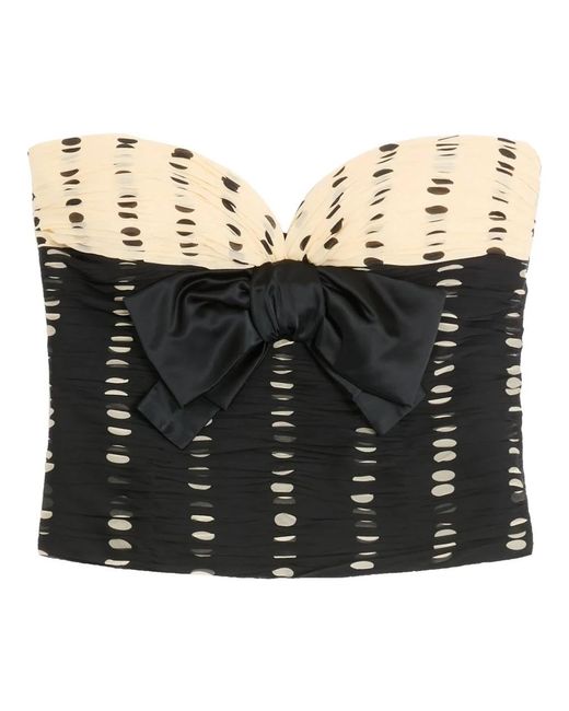 Valentino Garavani Black Sleeveless Tops