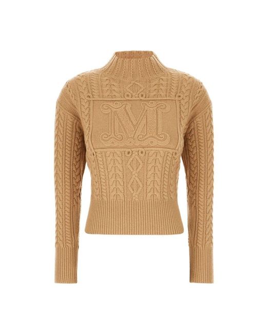 Max Mara Natural Turtlenecks