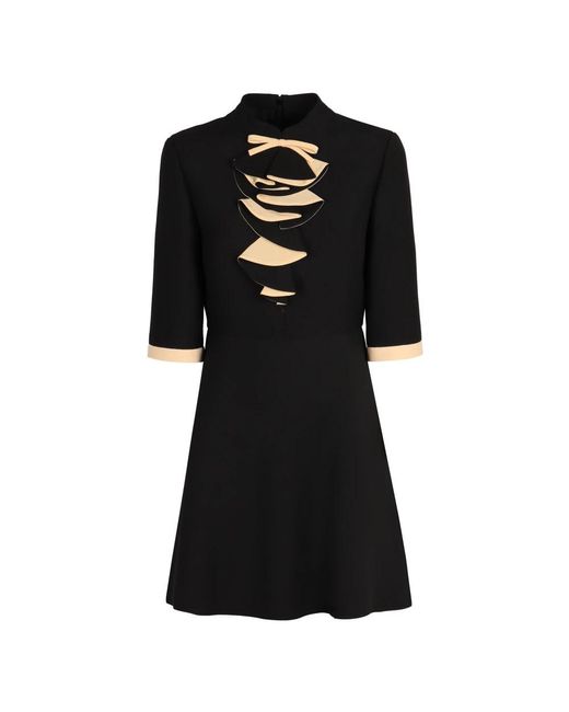 Valentino Garavani Black Short Dresses