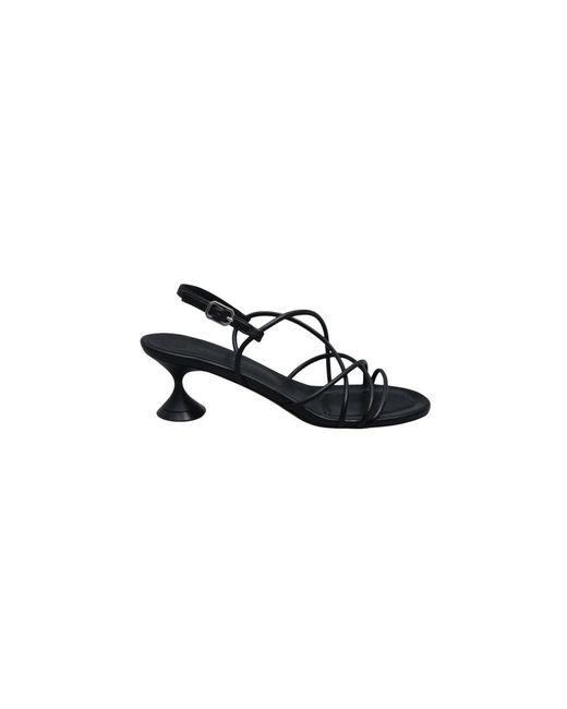Poeve Black High Heel Sandals