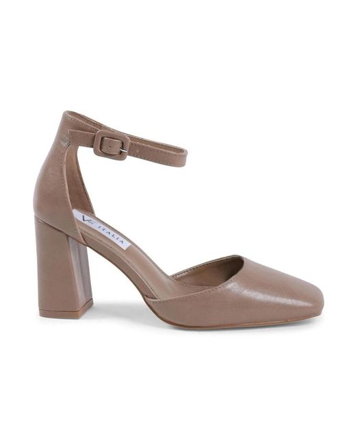 19V69 Italia by Versace Gray Pumps