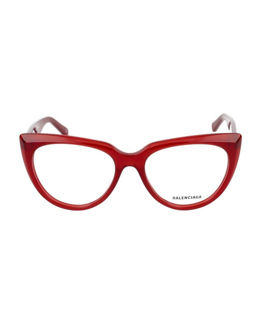 Balenciaga Red Glasses