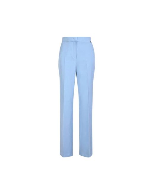 Liu Jo Blue Straight Trousers