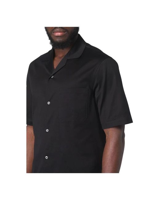 Paolo Pecora Black Casual Shirts for men