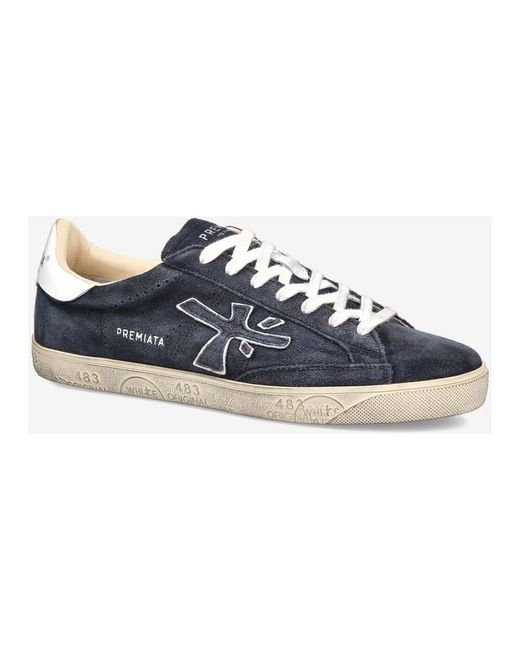 Premiata Blue Sneakers for men
