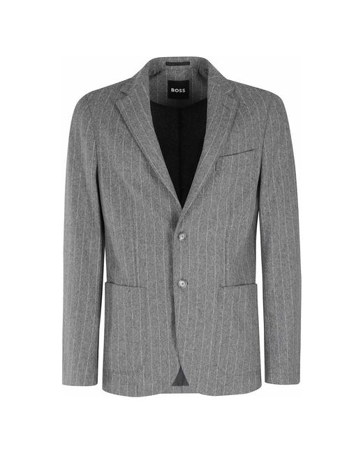 HUGO Hanry Jacket in het Gray voor heren