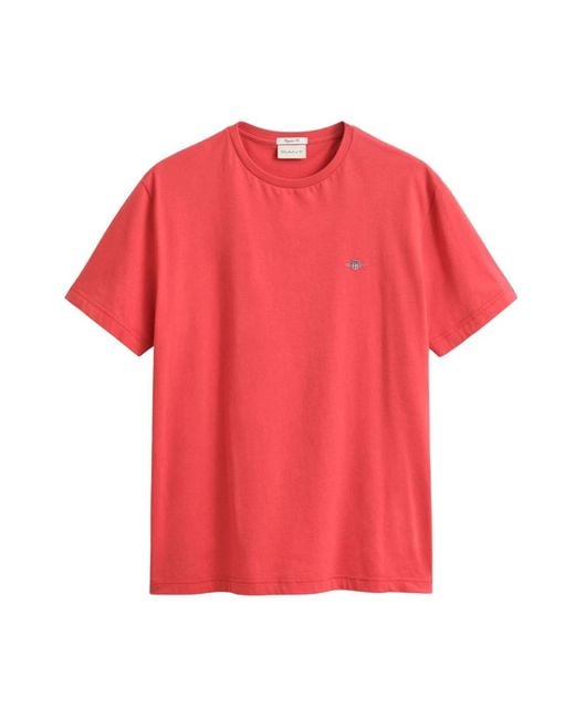 Gant Red T-Shirts for men