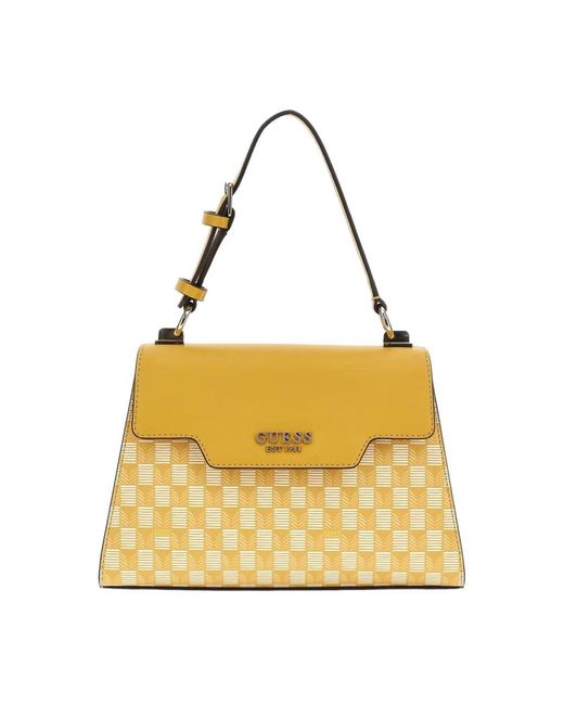 Guess Yellow Shoulder Bags