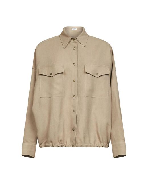 Brunello Cucinelli Light Jackets in het Natural