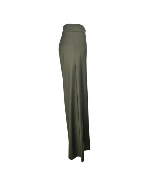 D.exterior Green Wide Trousers