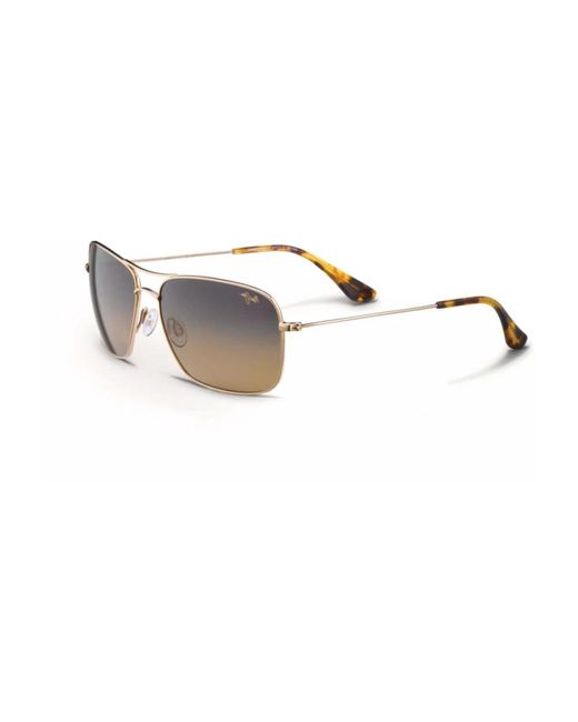 Occhiali da sole stile retrò per l'estate di Maui Jim in Metallic