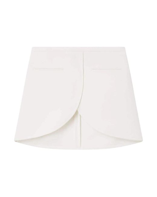 Courreges White Short Skirts