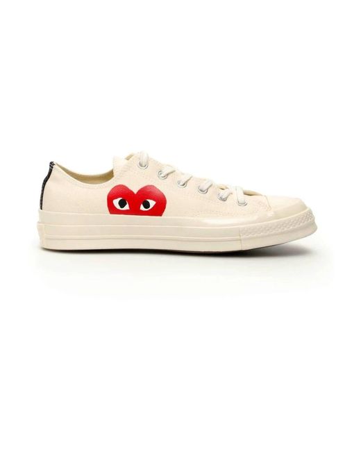 Comme des garcons play chuck 70 low top sneakers x converse di COMME DES GARÇONS PLAY in Pink