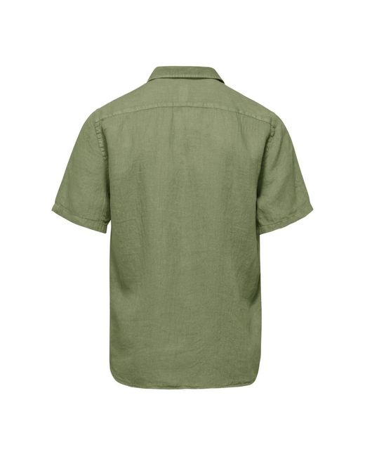 Bomboogie Green Short Sleeve Shirts for men