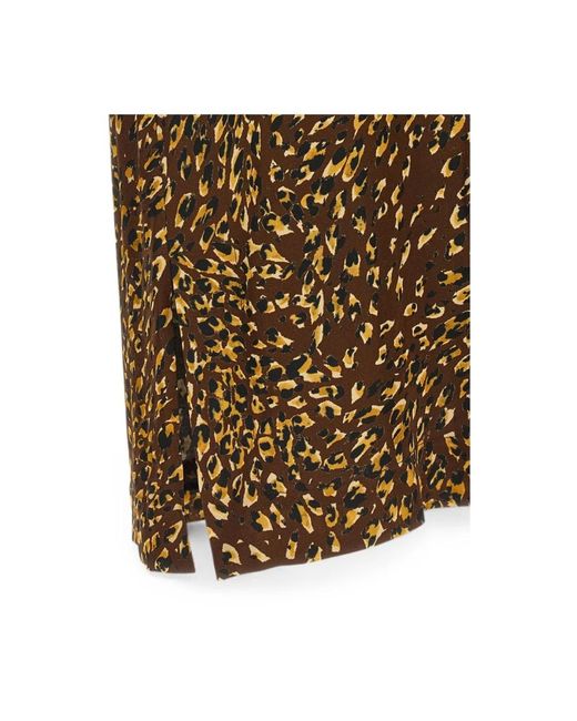 Twinset Brown Midi Skirts