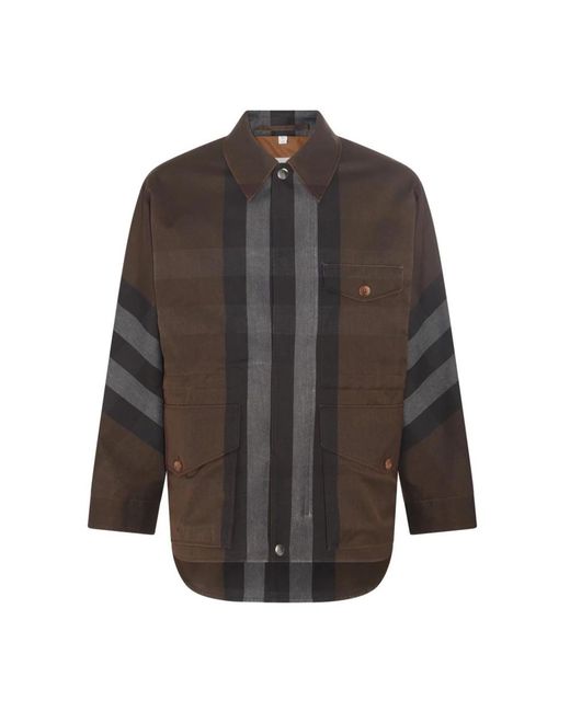 Burberry Gray Light Jackets