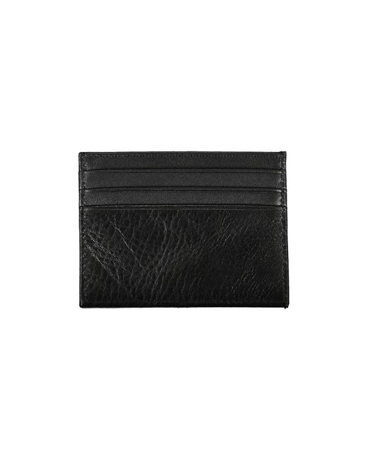 Tommy Hilfiger Schwarzes Leder Kartenetui in Black für Herren