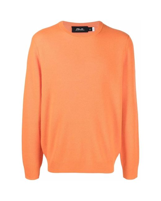 Ralph Lauren Orange Round-Neck Knitwear for men