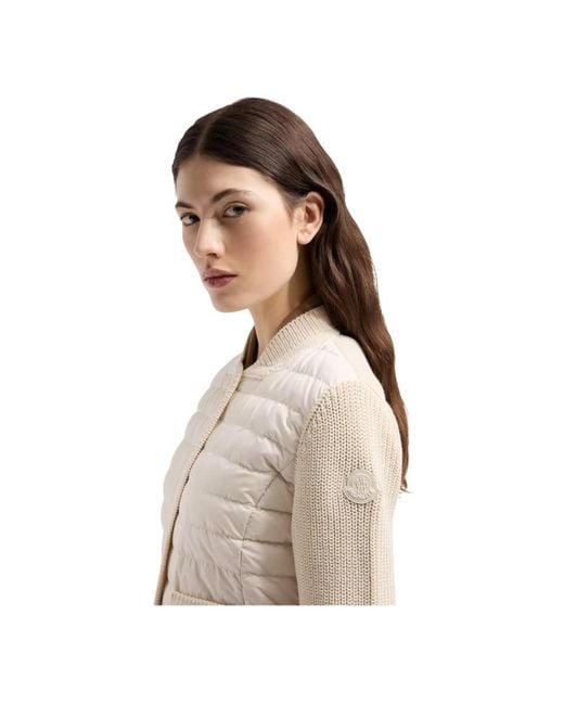 Moncler White Winter Jackets