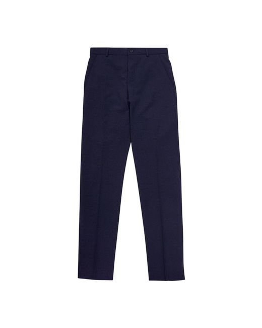 SELECTED Blue Slim-Fit Trousers for men