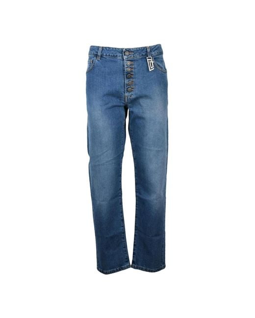 Jijil Blue Straight Fit Jeans