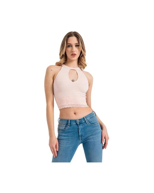 Guess Stretch Hemdje in het Blue