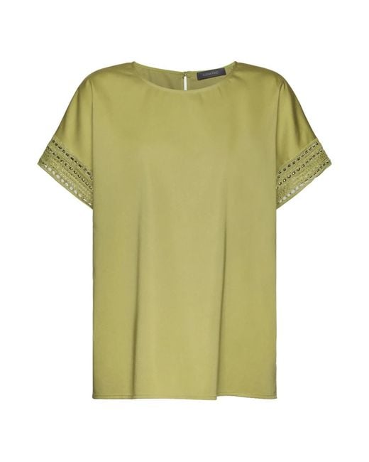 Elena Miro Green Blouses
