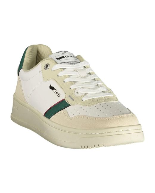 Gas White Sneakers for men