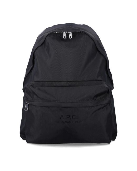 A.P.C. Black Backpacks for men